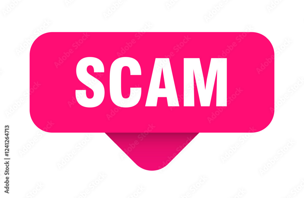 scam sticker. scam sign on transparent background scam sticker. scam sign on transparent background