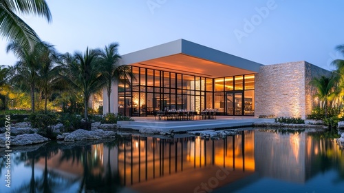 hotel in the night