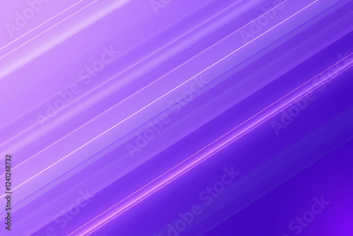 Vibrant Purple Abstract Background with Neon Light Streaks