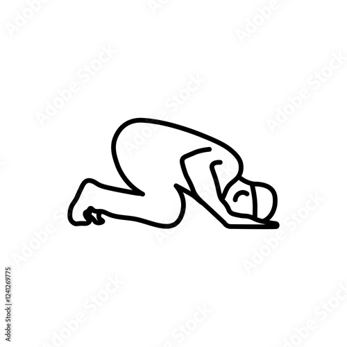 Sujud icons vector icon design