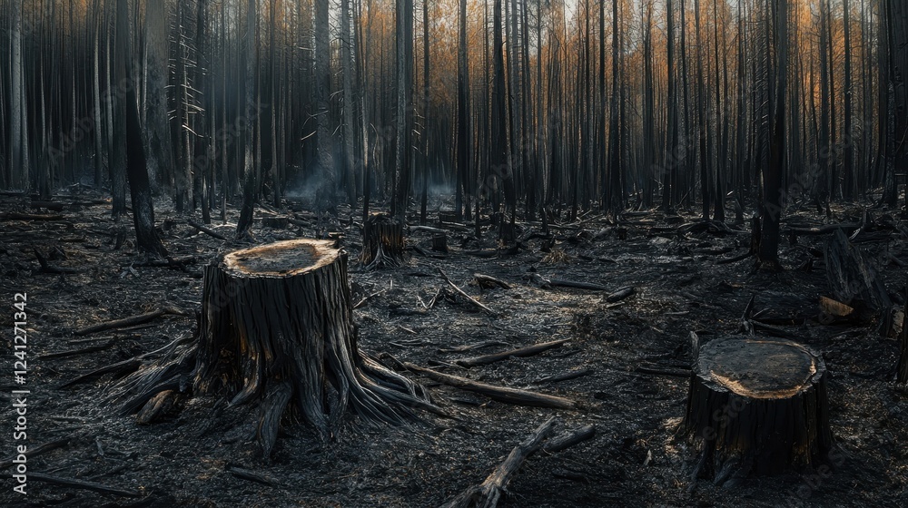 Forest Devastation: From Life to Ashes Forest Devastation: From Life to Ashes