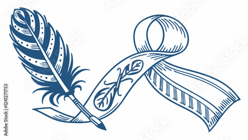 Blue ribbon