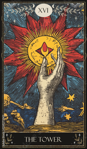 vintage vintage style deck of tarot cards. magical predictions of the future, mysterious characters.	