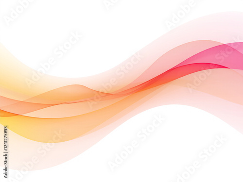Dynamic colorful line shapes abstract background for overly effect. Geometric Pattern with Squiggle Gradient