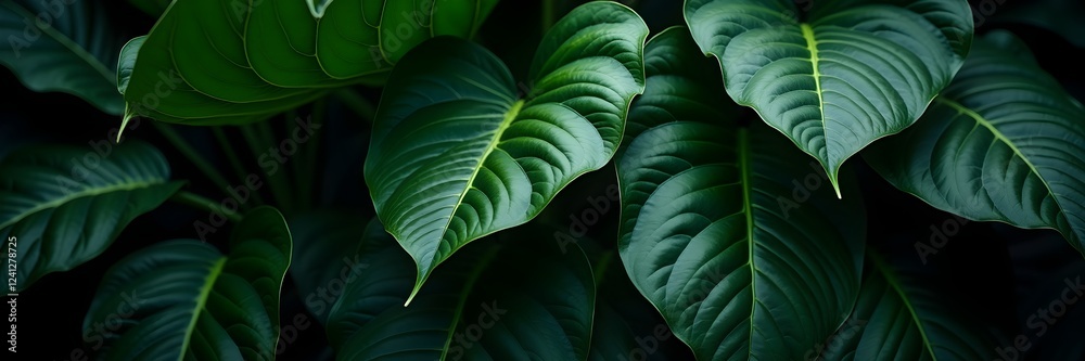 Obraz premium green leaf background