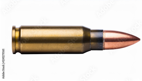 riffle bullet on isolated background