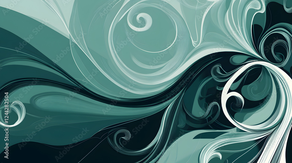 A stylish teal design with flowing lines and subtle gradients, offering an artistic yet modern vibe. A stylish teal design with flowing lines and subtle gradients, offering an artistic yet modern vibe.