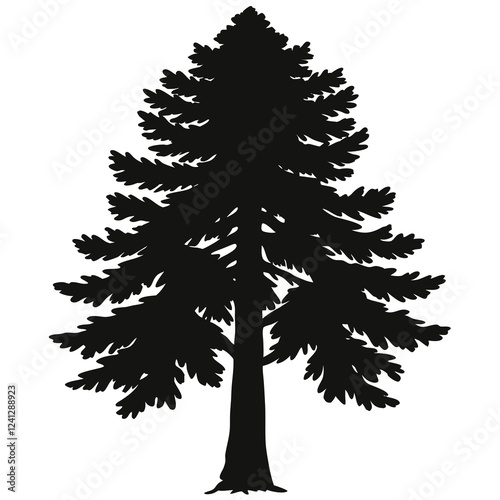 tree vector silhouette