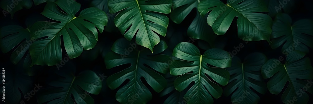 Obraz premium abstract green background with smoke