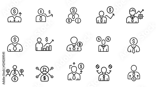 Corporate Icons Bundle - Professional Vector Symbols for Business & Office Use