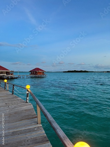 Waterhouse in Semporna, Sabah, Malaysia.