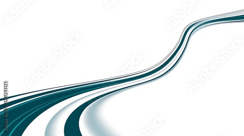 Abstract Flowing Lines Background for Presentation