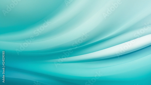 Turquoise and Aqua Gradient Blur Background – Serene and Refreshing Design