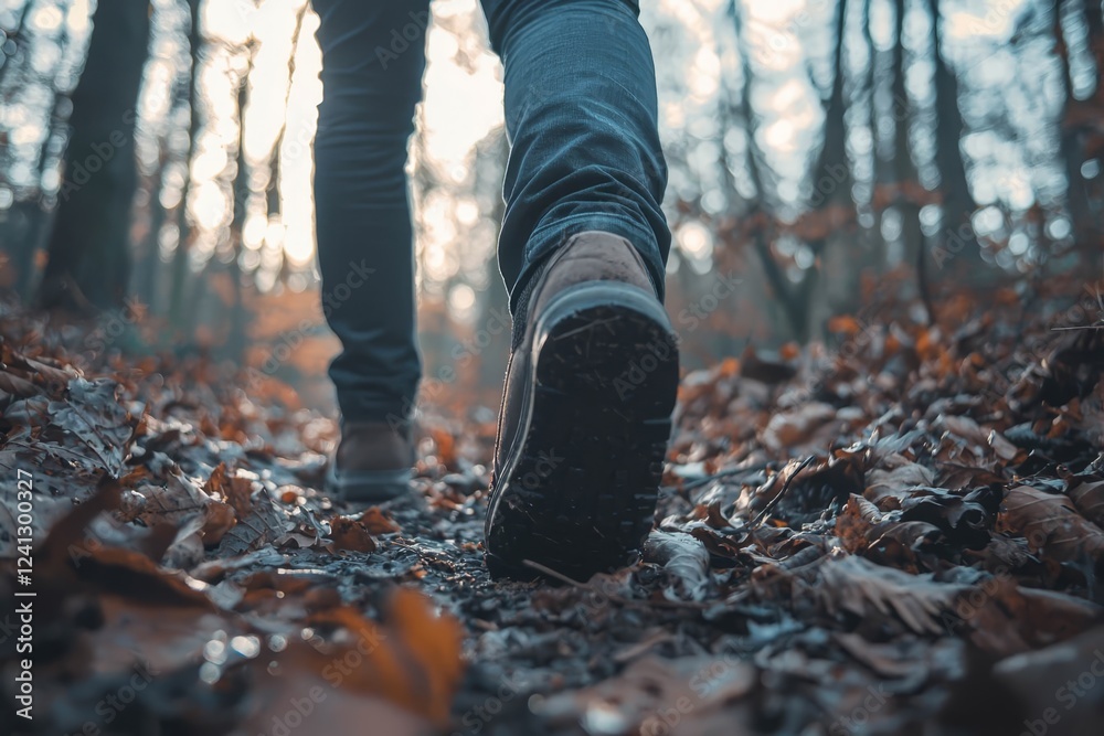 Walk in forest conceptual image. Walk in forest conceptual image.