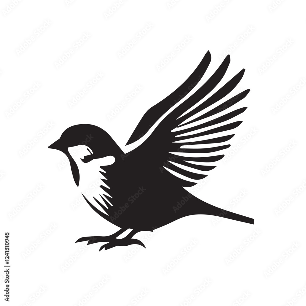 vector illustration of a bird vector illustration of a bird