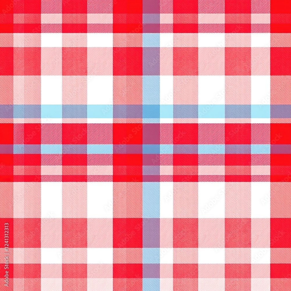 Patriotic Buffalo Check Gingham Plaid Texture Patriotic Buffalo Check Gingham Plaid Texture