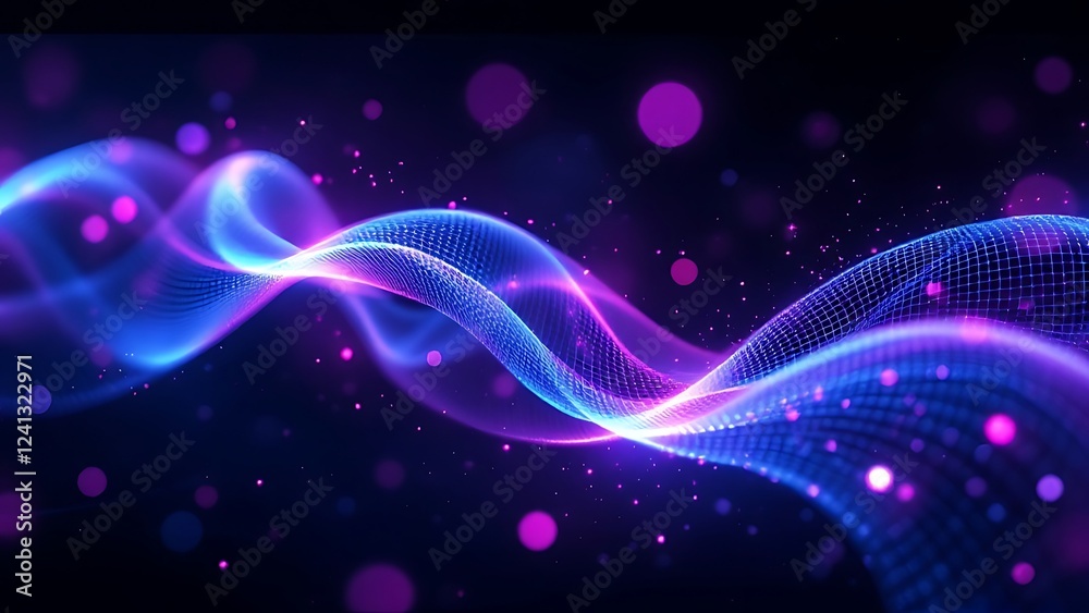Fototapeta premium Abstract vector DNA double helix structure with medical science elements and biotechnology background for genetic research and healthcare illustrations