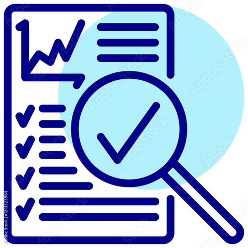 result vector mixed outline icon