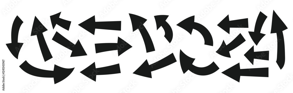 Set of Arrow signs and direction pointers in different styles. Set of many different arrow icon. You can use it perfectly for your design. Vector illustration EPS 10. Set of Arrow signs and direction pointers in different styles. Set of many different arrow icon. You can use it perfectly for your design. Vector illustration EPS 10.