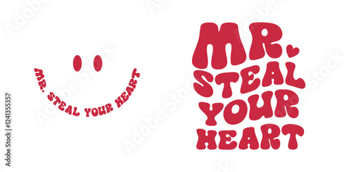 Mr Steal Your Heart Svg, Boys Valentines Png, Kids Valentines Svg, Valentines Kids Gifts, Kids Valentine Svg Designs, Retro Valentines png, Svg Files for Cricut