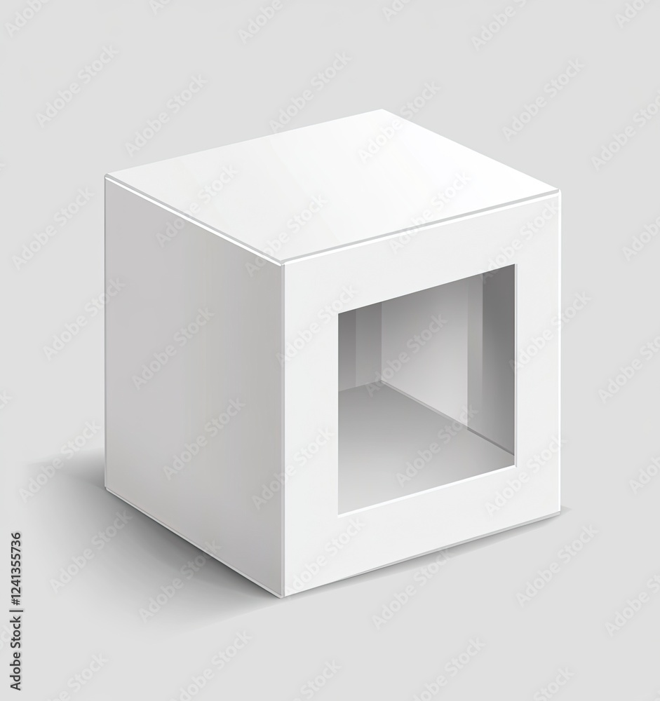 Vector white packaging box with a transparent window for food, drink, or other goods, isolated on a background mockup template. --ar 15:16 --v 6.1 Job ID: c73bf1d9-0ce9-4ec5-b253-58900d5df529 Vector white packaging box with a transparent window for food, drink, or other goods, isolated on a background mockup template. --ar 15:16 --v 6.1 Job ID: c73bf1d9-0ce9-4ec5-b253-58900d5df529