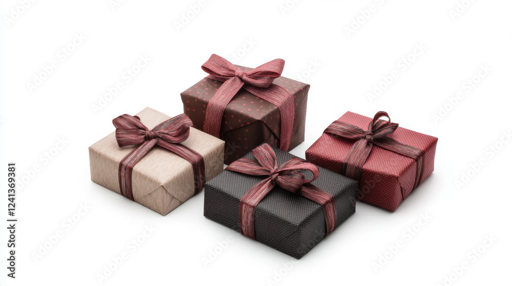 Fototapeta premium Valentine's day gifts romantic ideas decorations gifts crafts background wallpaper backdrop