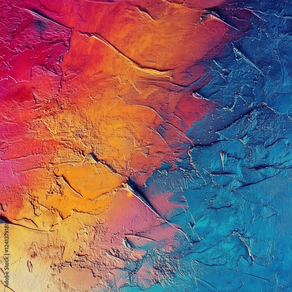 Fototapeta premium Bunter abstrakter Hintergrund, Generative AI