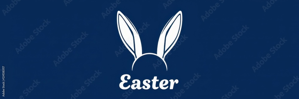 Celebrating Easter with bunny ears and festive decorations in a joyful spring setting Celebrating Easter with bunny ears and festive decorations in a joyful spring setting
