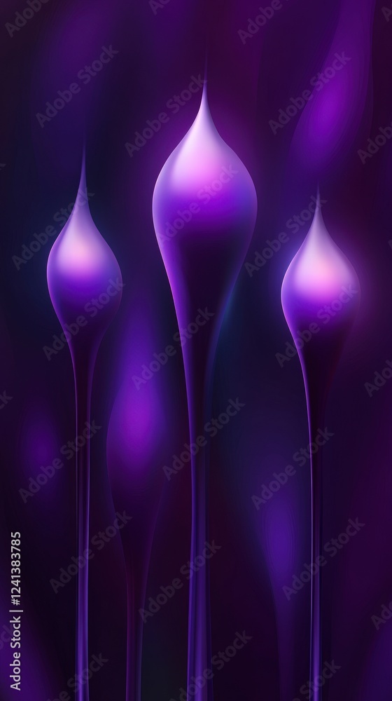 Stunning Purple Abstract Shapes: A Captivating Visual Experience Stunning Purple Abstract Shapes: A Captivating Visual Experience