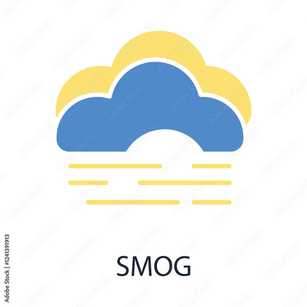 smog icon. vector.Editable stroke.linear style sign for use web design,logo.Symbol illustration. smog icon. vector.Editable stroke.linear style sign for use web design,logo.Symbol illustration.