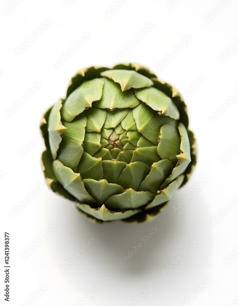 Fototapeta premium artichokes on a white background