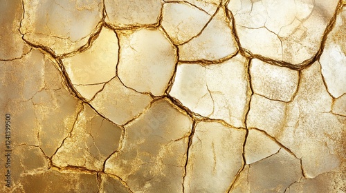 Cracked, dry earth texture.