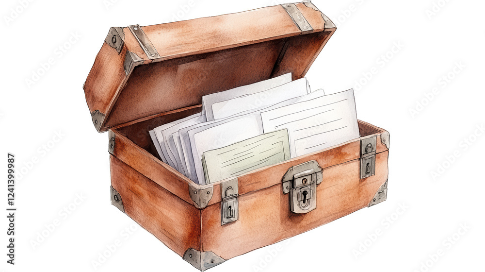 Overstuffed suitcase, a chaotic collection of papers, documents, and files; suggesting busy trip, disorganized archiving, or need for better organization efficient travel preparation. Overstuffed suitcase, a chaotic collection of papers, documents, and files; suggesting busy trip, disorganized archiving, or need for better organization efficient travel preparation.