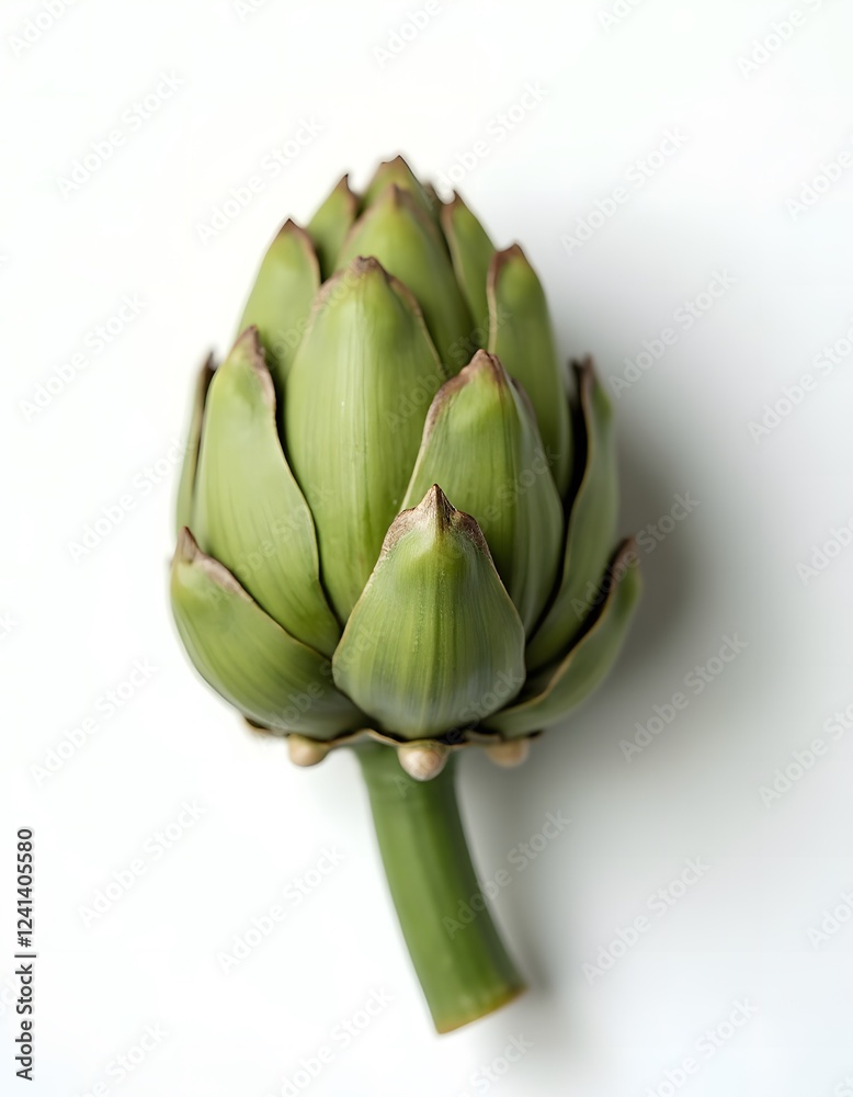 Fototapeta premium artichokes on a white background