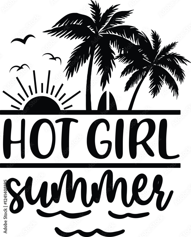 Fototapeta premium Summer t-shirt design, Beach t-shirt, Summer vibes, Sarcastic quotes