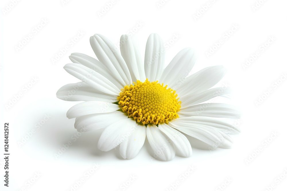 Obraz premium a daisy isolated on white background