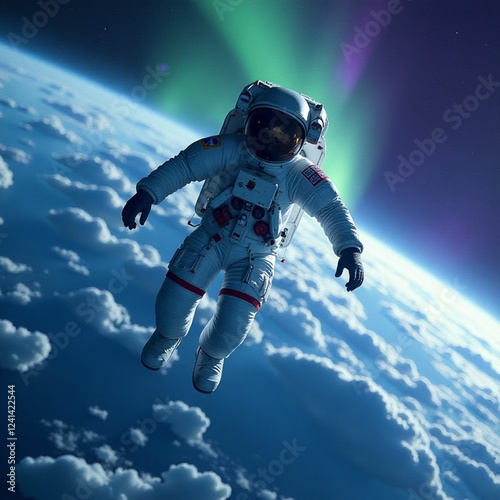 Wallpaper Mural astronaut in space Torontodigital.ca
