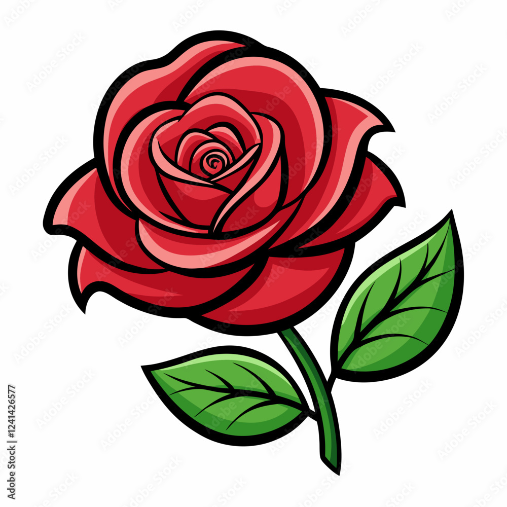 red rose isolated on white red rose isolated on white
