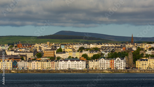 panoramic view of the town of Douglas, Isle of Man