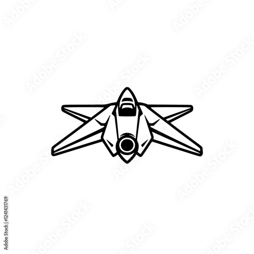 Futuristic Fighter Jet: A Stealth Aircraft Design Concept.  High-speed, powerful, and technologically advanced, this aircraft represents the future of aerial combat.