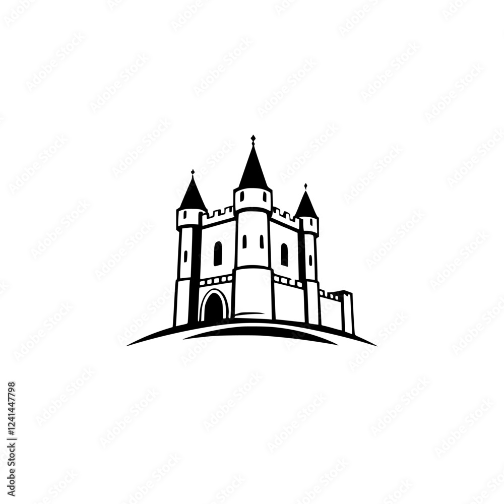 Majestic Castle on a Hill: A Fairytale Fortress. Explore the ancient architecture and history of this iconic landmark. A symbol of strength and royal heritage. Majestic Castle on a Hill: A Fairytale Fortress. Explore the ancient architecture and history of this iconic landmark. A symbol of strength and royal heritage.