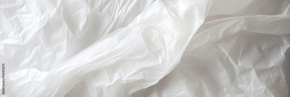 Elegant White Plastic Texture, Minimalist Abstract Design