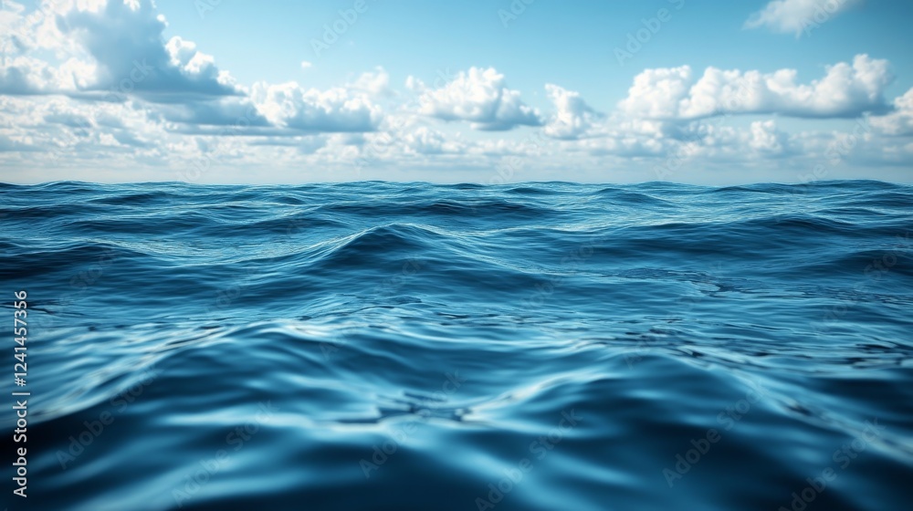 sea surface background, water with horizon sea surface background, water with horizon