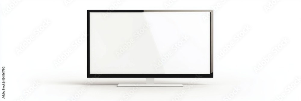 Elegant Empty Modern Display: A Blank Screen Monitor Elegant Empty Modern Display: A Blank Screen Monitor