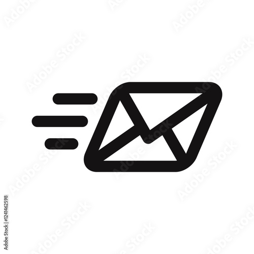 Mail icon. Email symbol. Vector illustration.