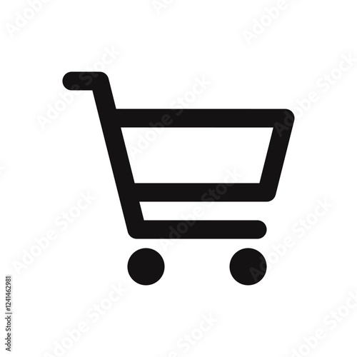 Shopping cart icon. Internet shop buy symbol. Vector illustration.