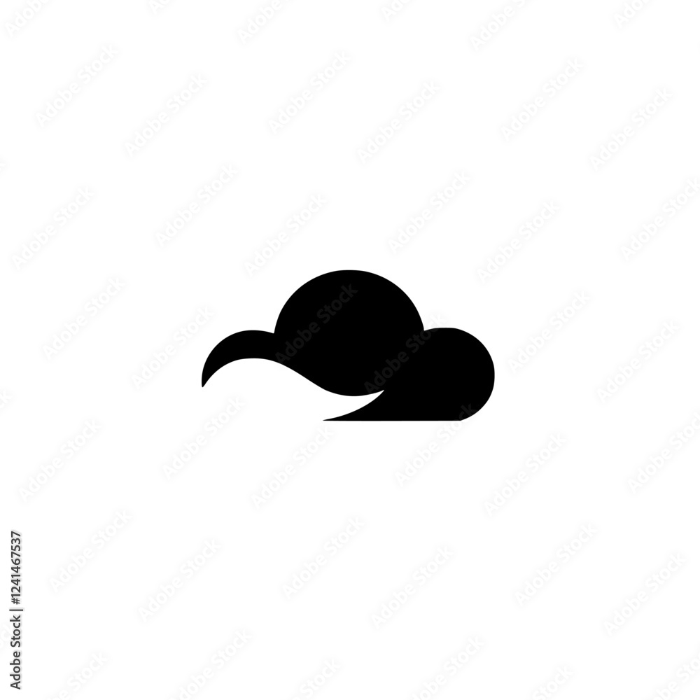 Cloud and Wave Abstract Minimalist Design: A symbol of weather, nature, and the environment. Perfect for logos, branding, and various designs. Cloud and Wave Abstract Minimalist Design: A symbol of weather, nature, and the environment. Perfect for logos, branding, and various designs.