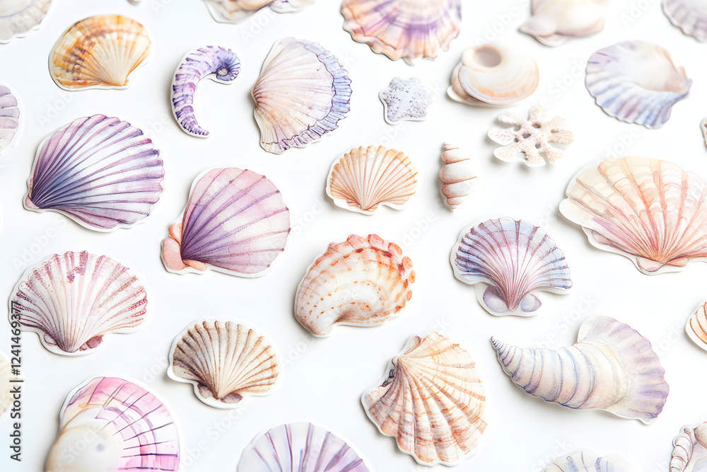 sea shells background sea shells background