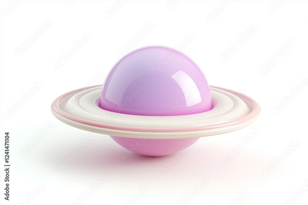 3d cartoon a saturn isolated on white background 3d cartoon a saturn isolated on white background