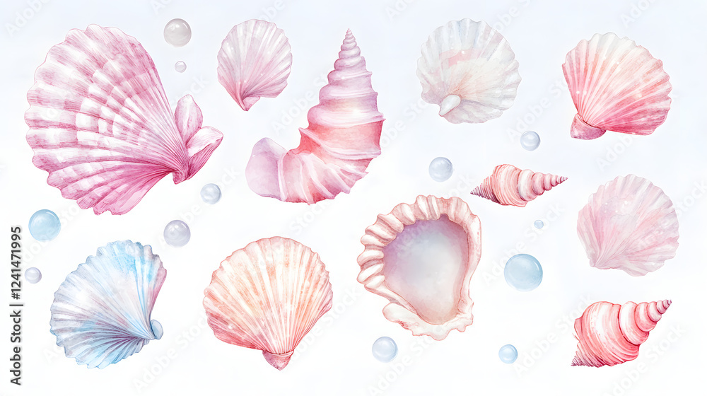 sea shells background sea shells background